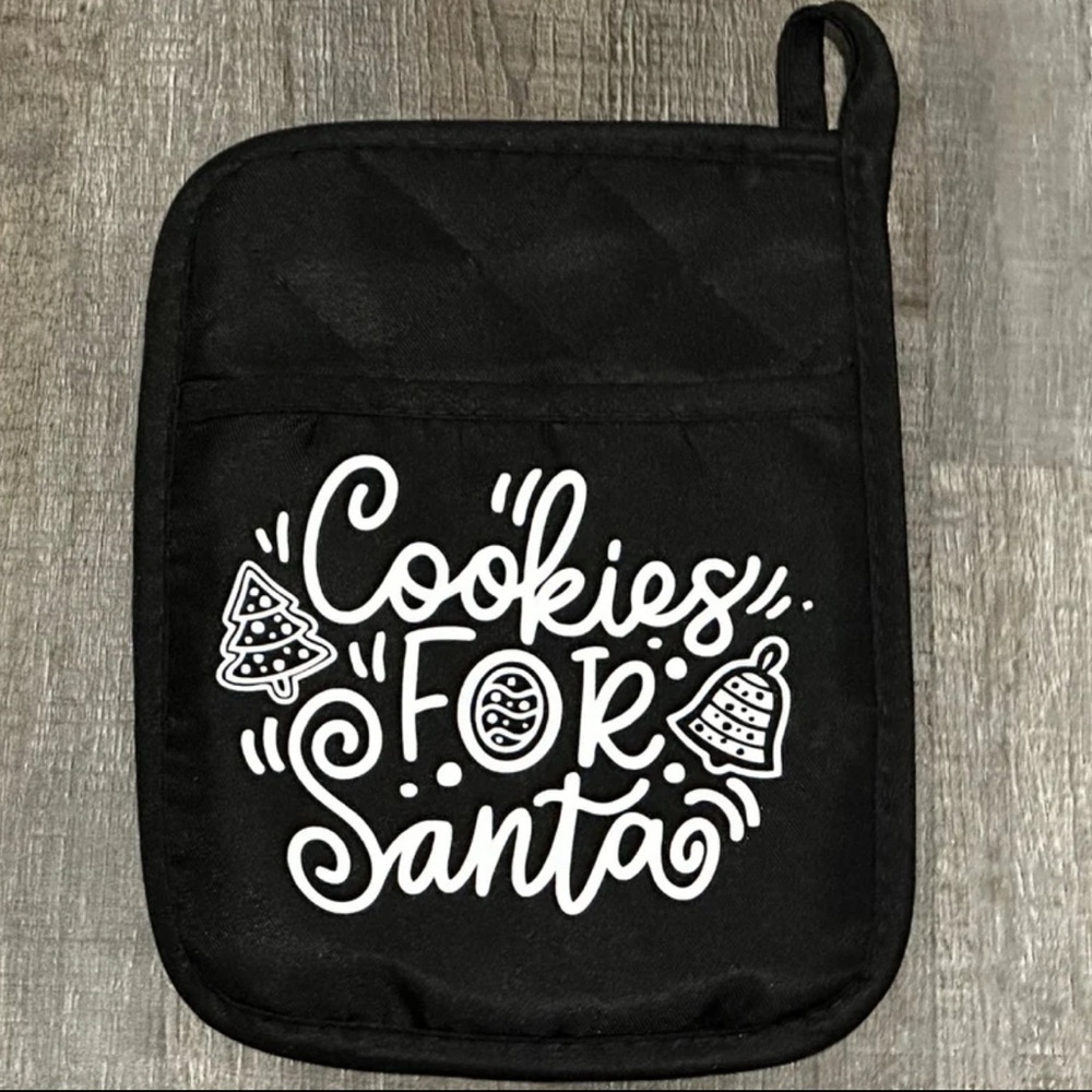 💞 New “Cookies For Santa” Christmas Holiday Pot Holder